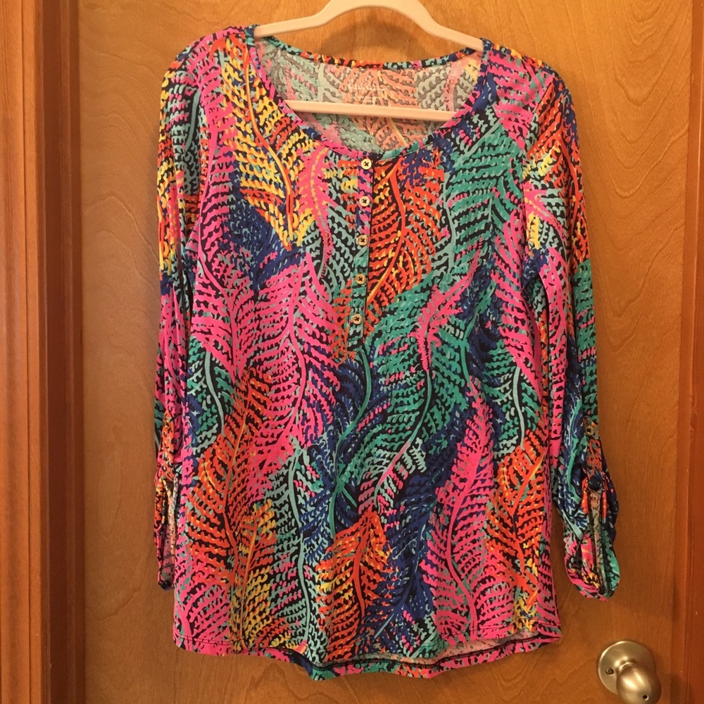 Lilly Pulitzer Electric Feel cotton top
